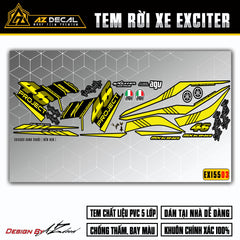 Dán decal Ex 155 mẫu Project 46 Azdecal