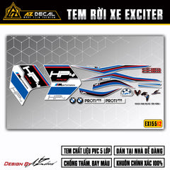 Tem Xe Exciter 155 | EX15512 | Mẫu BMW HP4