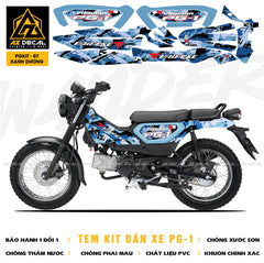 Tem Kit Xe Yamaha PG-1 | PGKIT-07 | Mẫu Dainese