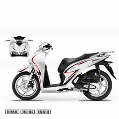 Decal xe SH trắng đẹp 2021