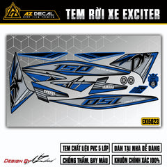 Tem Xe Exciter 150 | EX15023 | Thiết Kế DK King