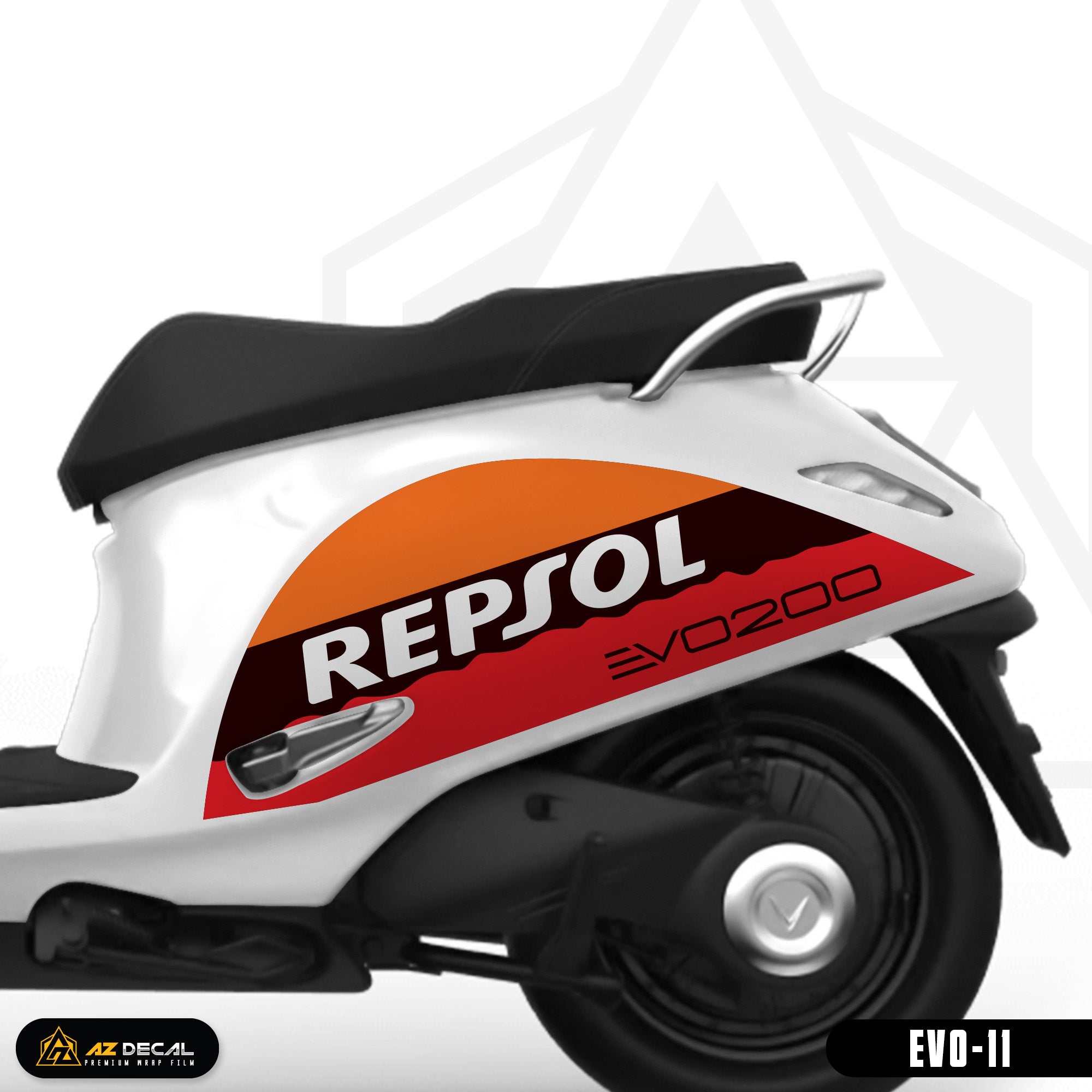 Tem Xe Evo 200 Mẫu Repsol cận cảnh