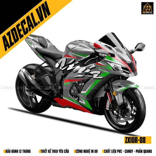 Mẫu tem xe đẹp cho Kawasaki ZX10R