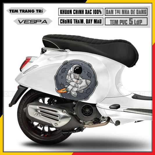 Tem Xe Vespa | 030 | Thiết Kế Phi Hành Gia Tên Lửa 03