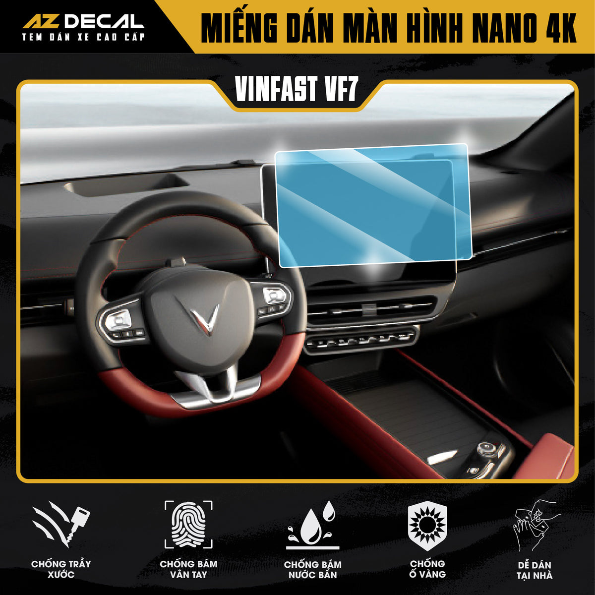 Dán Bảo Vệ Màn Hình Ô Tô Vinfast VF7