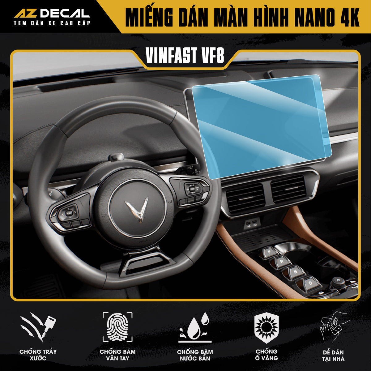 Dán Bảo Vệ Màn Hình Ô Tô Vinfat VF8