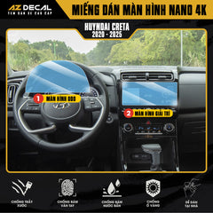 Dán Bảo Vệ Màn Hình Ô Tô Hyundai CRETA
