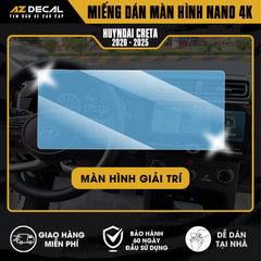 Dán Bảo Vệ Màn Hình Ô Tô Hyundai CRETA