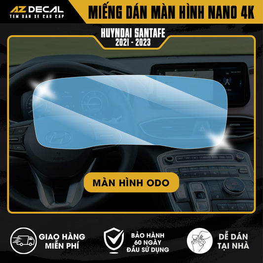 Dán Bảo Vệ Màn Hình Ô Tô Hyundai SANTAFE