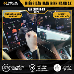 Dán Bảo Vệ Màn Hình Ô Tô KIA CERATO - K3