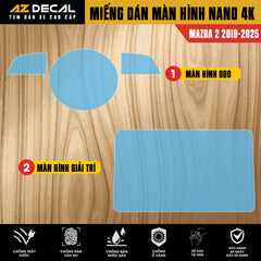 Dán Bảo Vệ Màn Hình Ô Tô Mazda 2