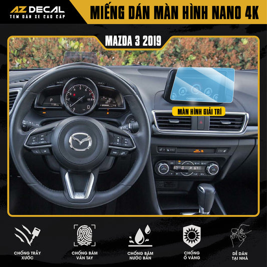 Dán Bảo Vệ Màn Hình Ô Tô Mazda 3