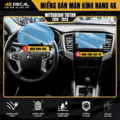 Dán Bảo Vệ Màn Hình Ô Tô Mitsubishi TRITON
