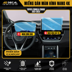 Dán Bảo Vệ Màn Hình Ô Tô Toyota COROLLA CROSS