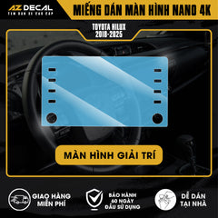Dán Bảo Vệ Màn Hình Ô Tô Toyota HILUX
