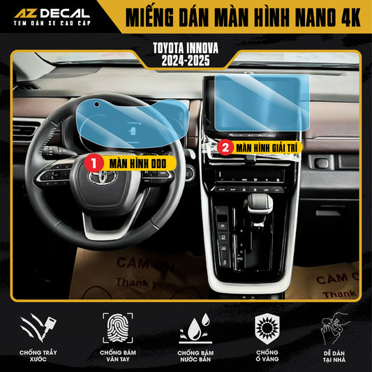 Dán Bảo Vệ Màn Hình Ô Tô Toyota INNOVA