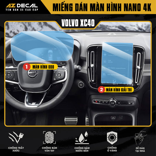 Dán Bảo Vệ Màn Hình Ô Tô Volvo XC40