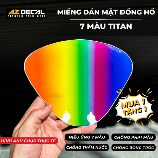 Miếng Dán Mặt Đồng Hồ 7 Màu Titan Xe Honda Sonic 150R