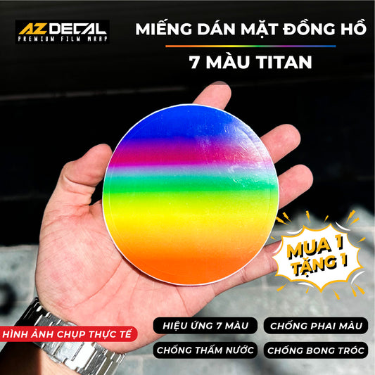 Miếng Dán Mặt Đồng Hồ 7 Màu Titan Xe CUB 125
