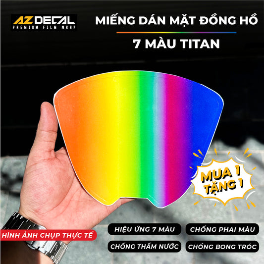 Miếng Dán Mặt Đồng Hồ 7 Màu Titan Xe Triumph T100
