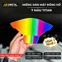 Miếng Dán Mặt Đồng Hồ 7 Màu Titan Xe Yamaha Freego