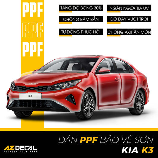 dán PPF KIA K3