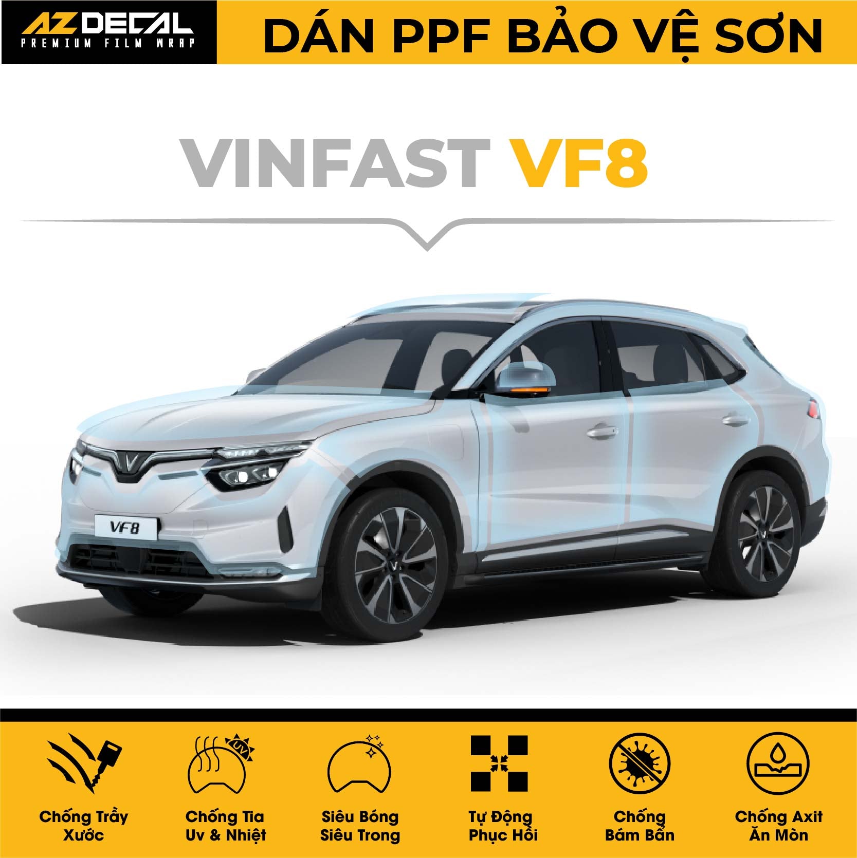 Dán PPF Ô Tô Vinfast VF8