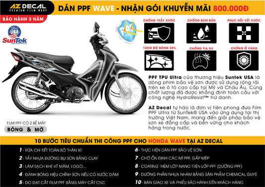 Dán PPF Xe Wave RSX