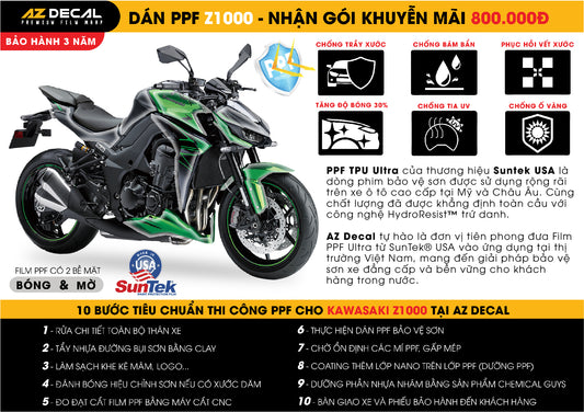 Dán PPF Xe Z1000