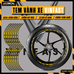 Tem Dán Vành VINFAST | TV-VF01 VÀNG