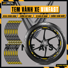 Tem Dán Vành VINFAST | TV-VF02 vàng