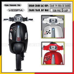 Tem Xe Vespa | VP23 | Thiết Kế OFF-WHITE