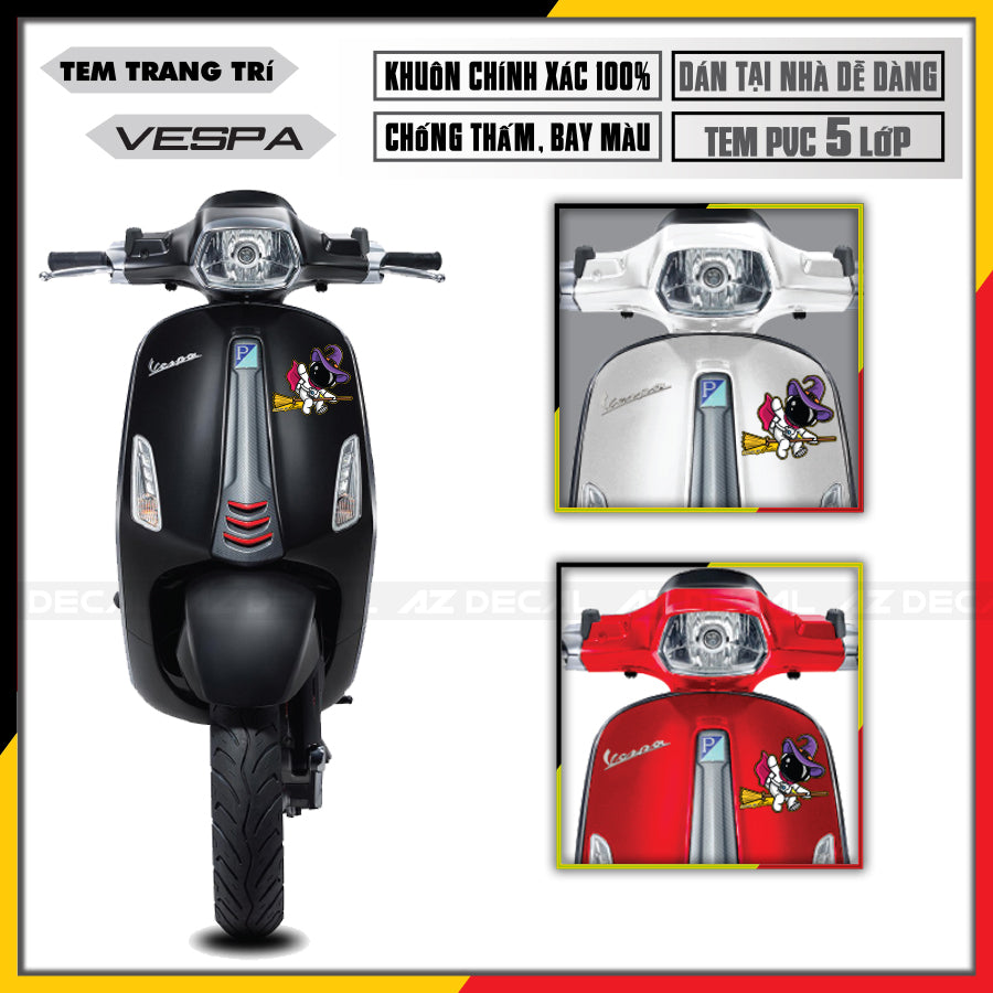 Miếng dán mặt nạ xe Vespa