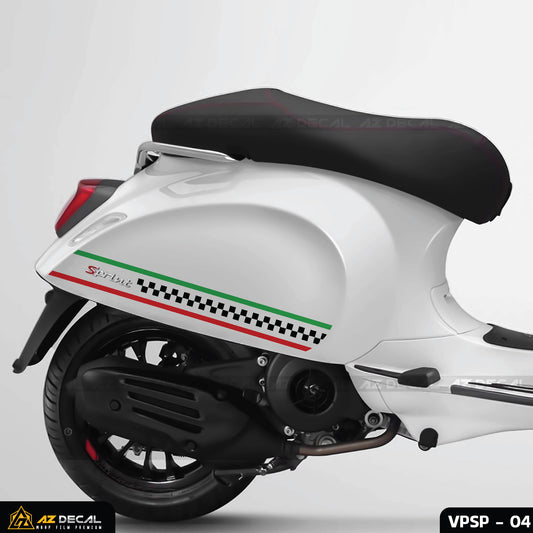 Tem Xe Vespa | VP04 | Thiết Kế Italy Caro