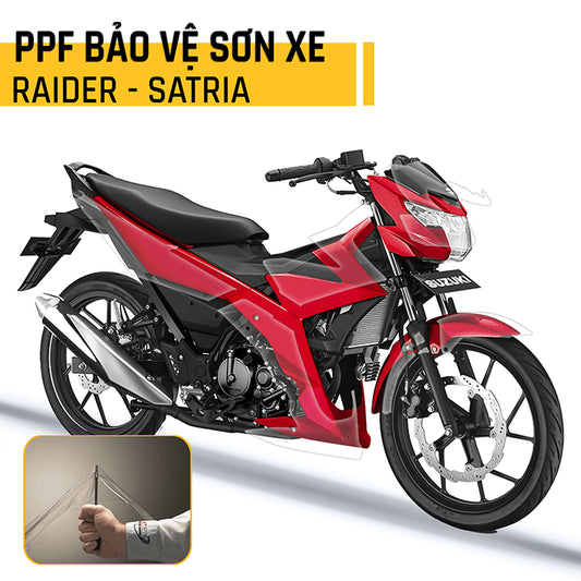 Dán PPF Xe raider satria