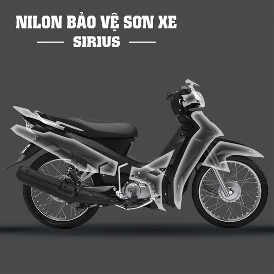 Dán keo xe Sirius giá rẻ tại Hà Nội