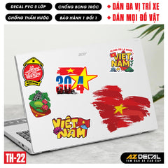 Sticker Dán Xe Máy, Xe Điện, Xe Đạp, Mũ Bảo Hiểm | TH-22