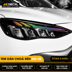 Tem Dán Chóa Đèn MG HS