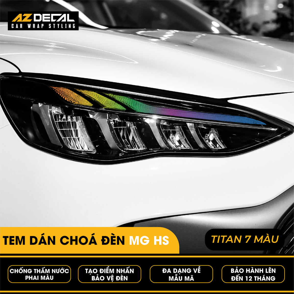 Tem Dán Chóa Đèn MG HS
