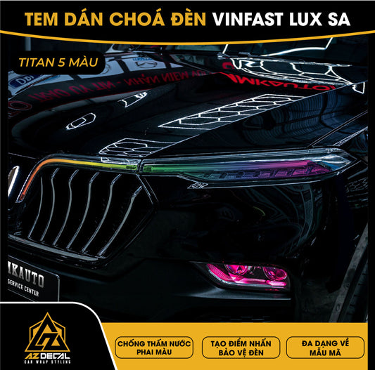 Tem Dán Chóa Đèn Vinfast LUX SA