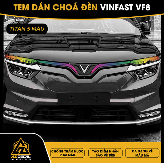 Tem Dán Chóa Đèn Vinfast VF8