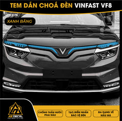 Tem Dán Chóa Đèn Vinfast VF8