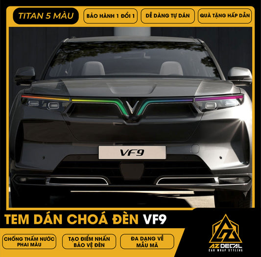 Tem Dán Chóa Đèn Vinfast VF9