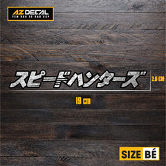 Tem Đa Vị Trí Xe Máy - Tem MOLTAL METAL Mẫu Chữ nhật size bé