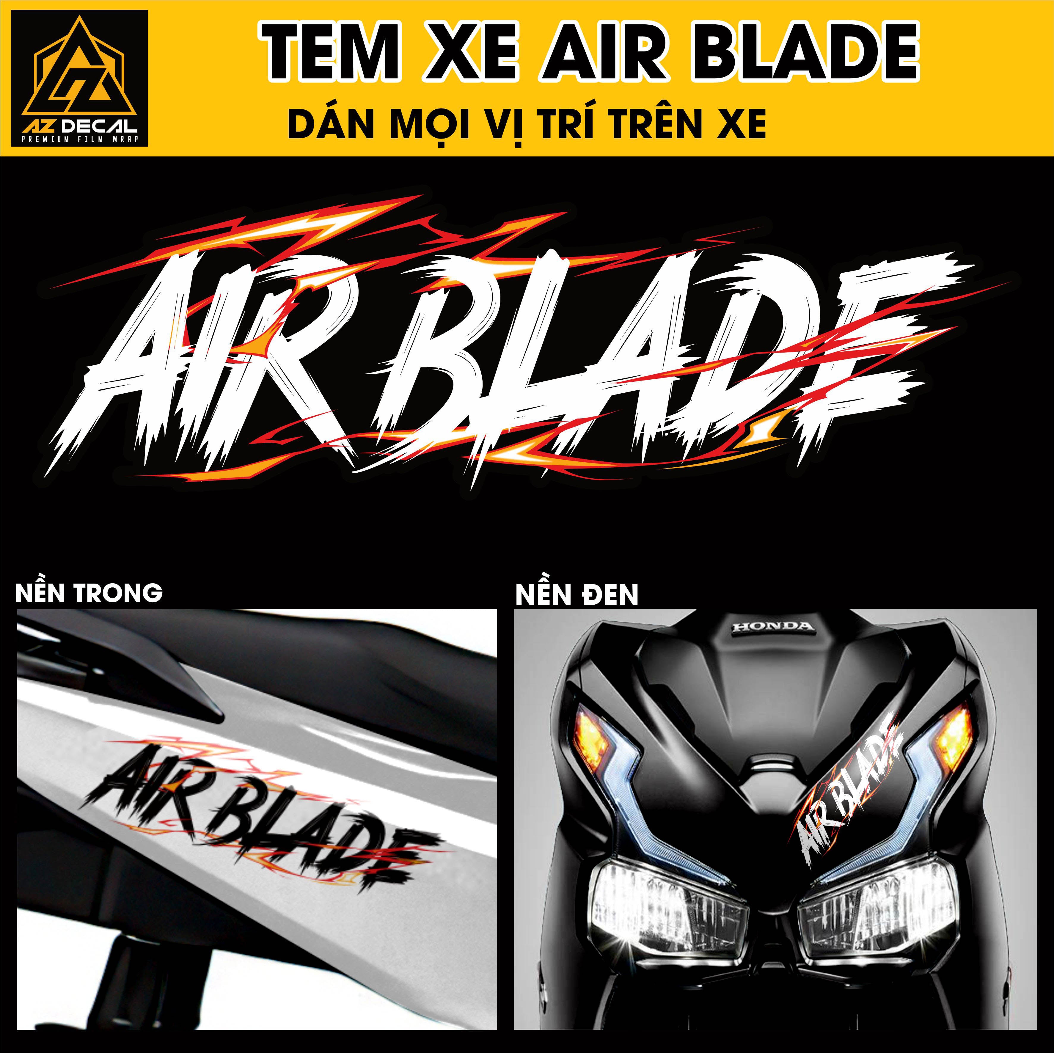 Tem Đa Vị Trí Xe Máy - Tia Sét Hãng Xe AIRBLADE