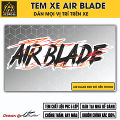Tem Đa Vị Trí Xe Máy - Tia Sét Hãng Xe AIRBLADE