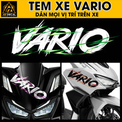 Tem Đa Vị Trí Xe Máy - Tia Sét Hãng Xe VARIO
