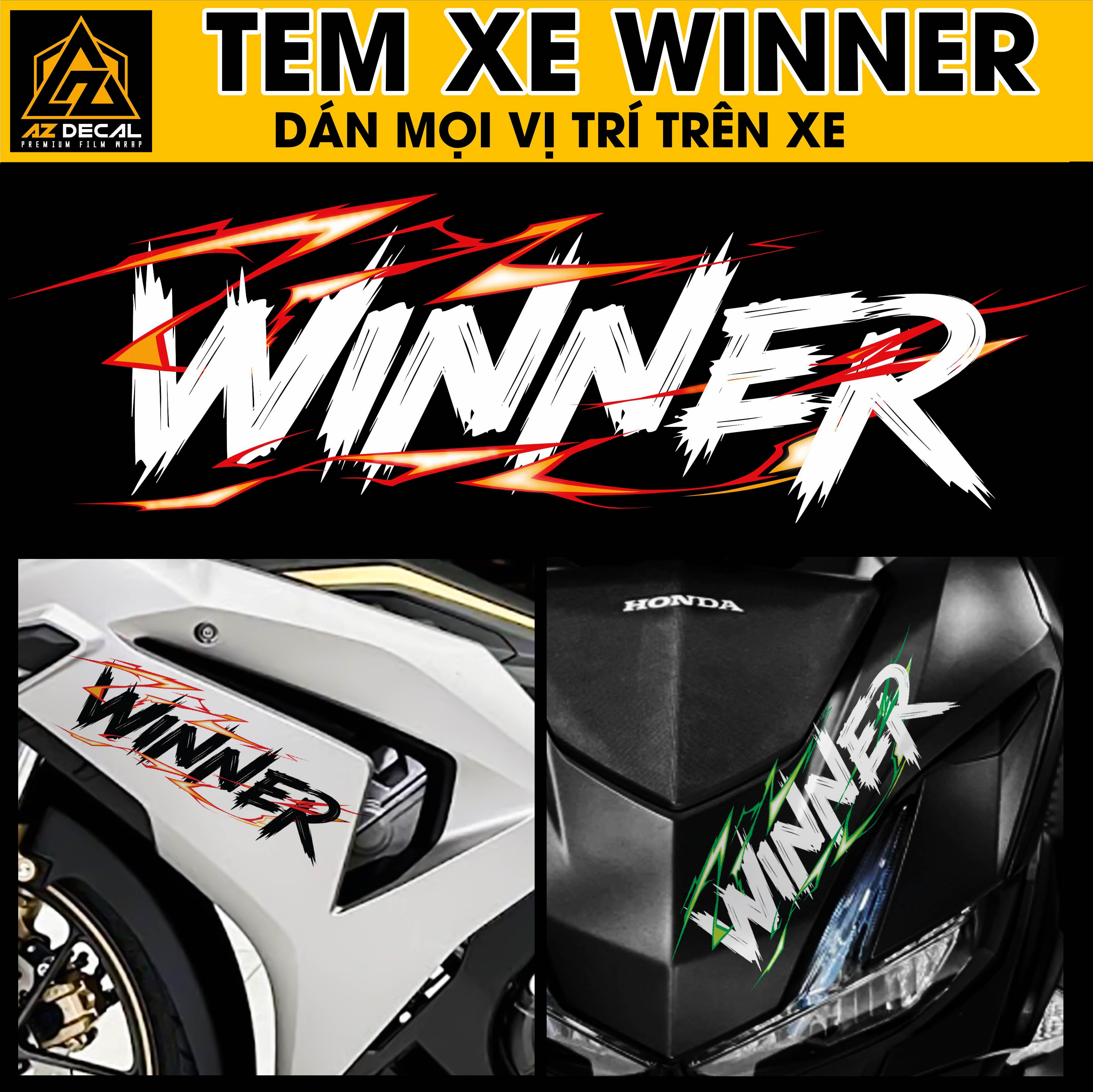 Tem Đa Vị Trí Xe Máy - Tia Sét Hãng Xe WINNER