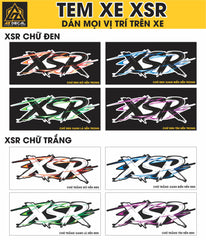 Tem Đa Vị Trí Xe Máy - Tia Sét Hãng Xe XSR