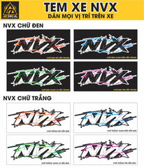 Tem Đa Vị Trí Xe Máy - Tia Sét Hãng Xe NVX